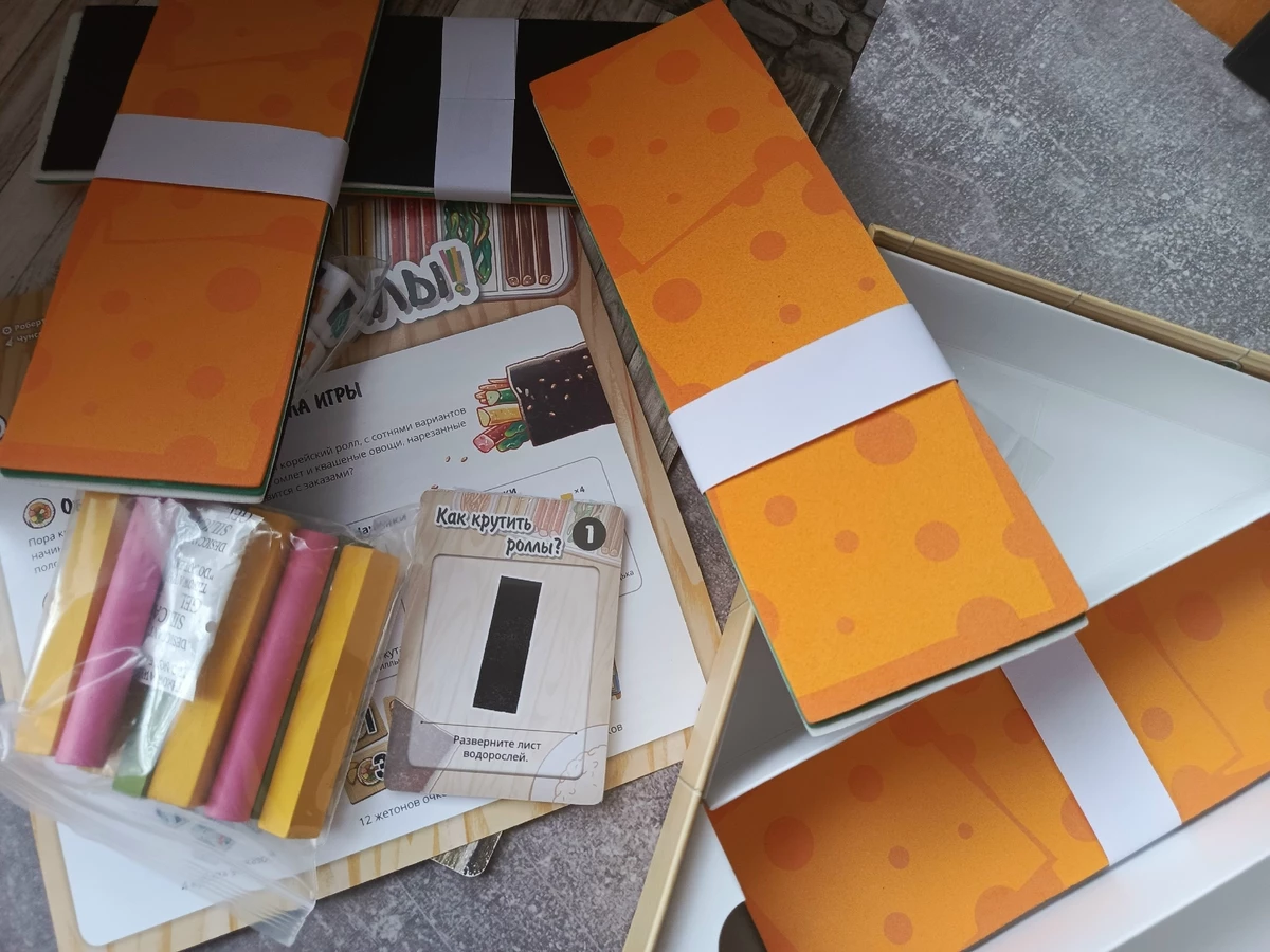 Настольная игра “Крути роллы!” — станьте мастером корейской кухни за 20 минут 