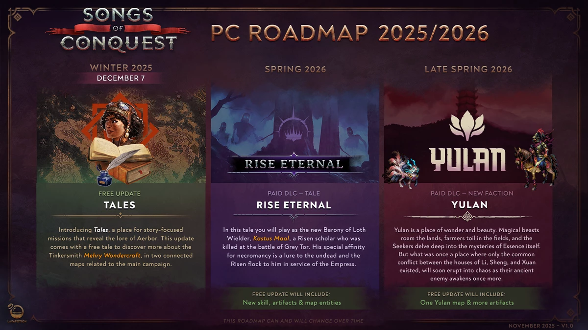 Стратегия Songs of Conquest раскрыла планы на грядущий контент: новая фракция, миссии и общие улучшения Стратегия Songs of Conquest раскрыла планы на грядущий контент: новая фракция, миссии и общие улучшения