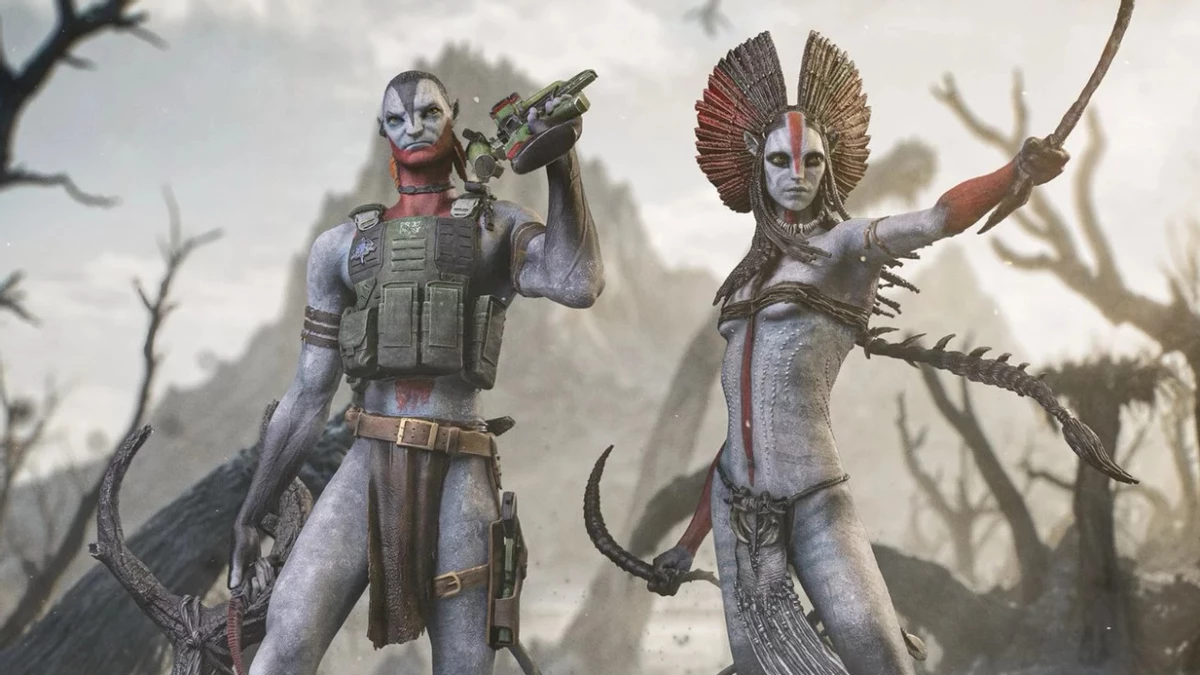 Истинный патриот человечества и вождь пепельного племени Нави: представлены шикарные фигурки злодеев фильма «Аватар: Пламя и пепел» 