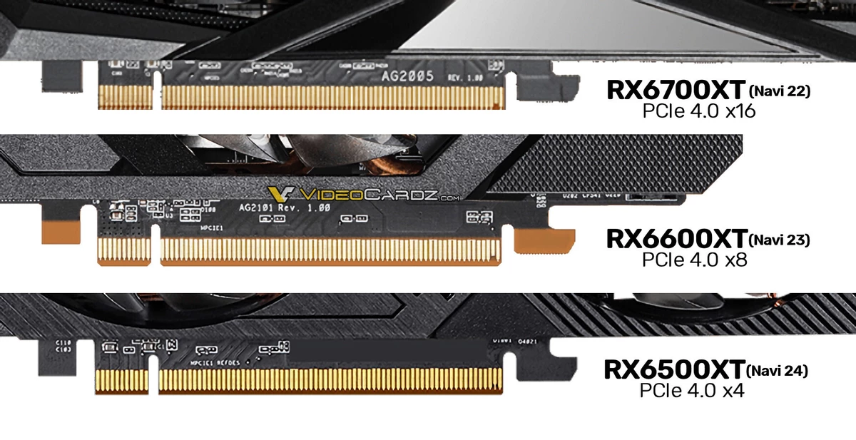 AMD Radeon RX 6500 XT ограничена интерфейсом PCIe 4.0 x4 AMD Radeon RX 6500 XT ограничена интерфейсом PCIe 4.0 x4