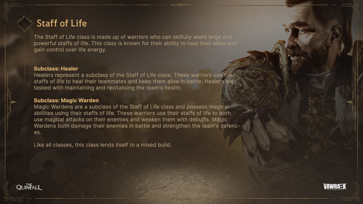 Посох целителя стал шестым классовым архетипом в MMORPG The Quinfall Посох целителя стал шестым классовым архетипом в MMORPG The Quinfall