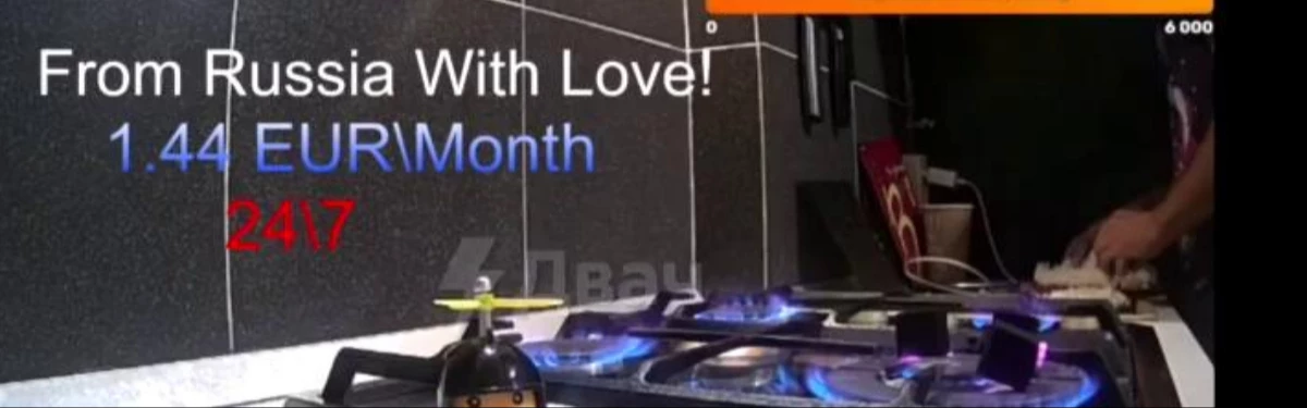 Twitch заблокировал канал, на котором сутками автор жег газ на кухне