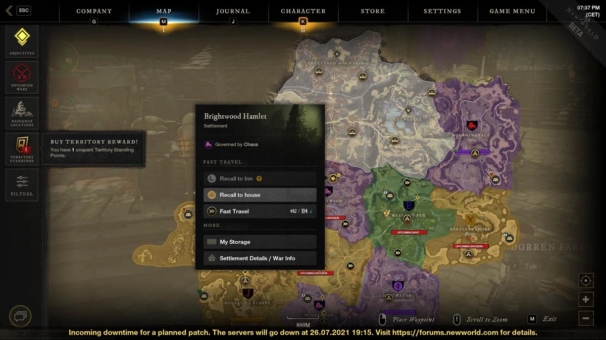 New World – Руководство для новичка. Личный лагерь и домовладение New World – Руководство для новичка. Личный лагерь и домовладение