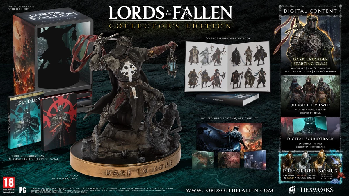 Экшен-RPG Lords of the Fallen на UE5 выйдет в октябре Экшен-RPG Lords of the Fallen на UE5 выйдет в октябре