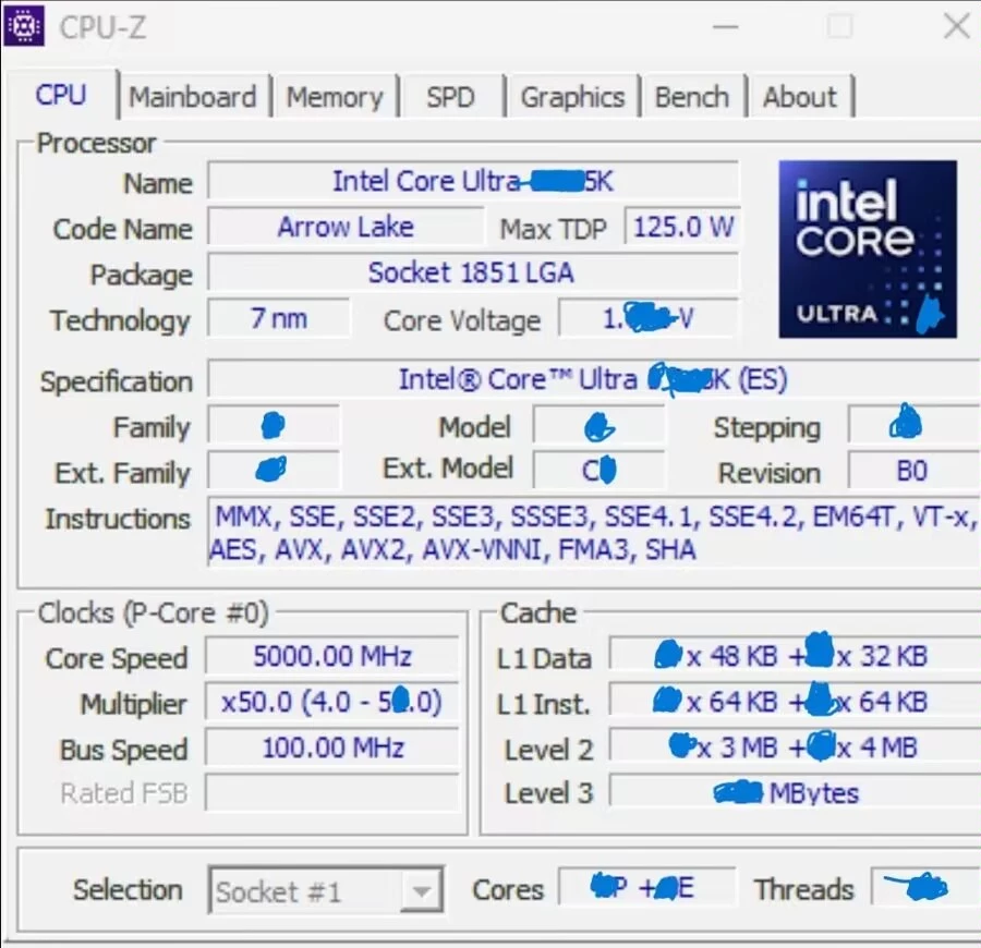 Intel Core Ultra 9 285K — 24 ядра и 24 потока при 5 ГГц Intel Core Ultra 9 285K — 24 ядра и 24 потока при 5 ГГц