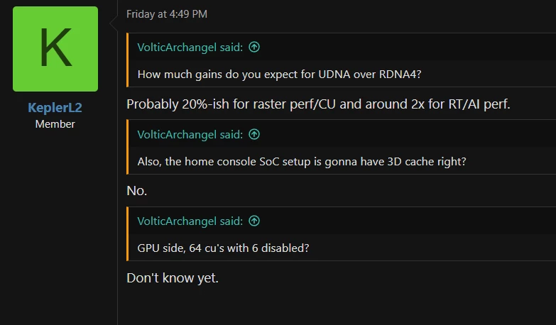 AMD UDNA будет в 2 раза быстрее в трассировке лучей и работе с ИИ