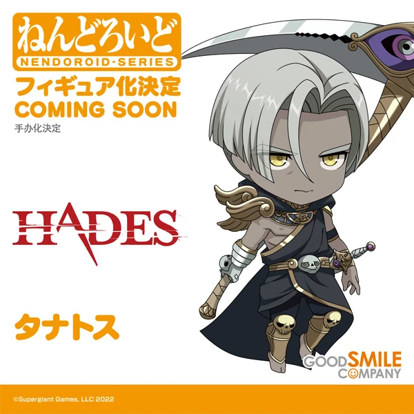 Видео о создании Nendoroid-фигурки Загрея из Hades и анонс Танатоса Видео о создании Nendoroid-фигурки Загрея из Hades и анонс Танатоса