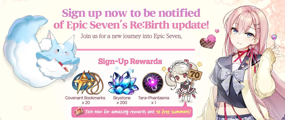 Epic Seven - Перерождение игры и 70 бесплатных призывов Epic Seven - Перерождение игры и 70 бесплатных призывов