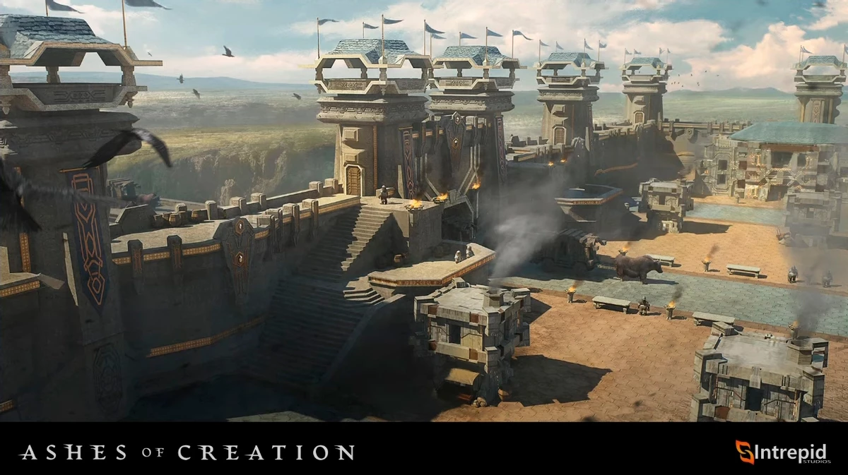 Ashes of Creation - Гибридная система боя и подробности про осады замков Ashes of Creation - Гибридная система боя и подробности про осады замков