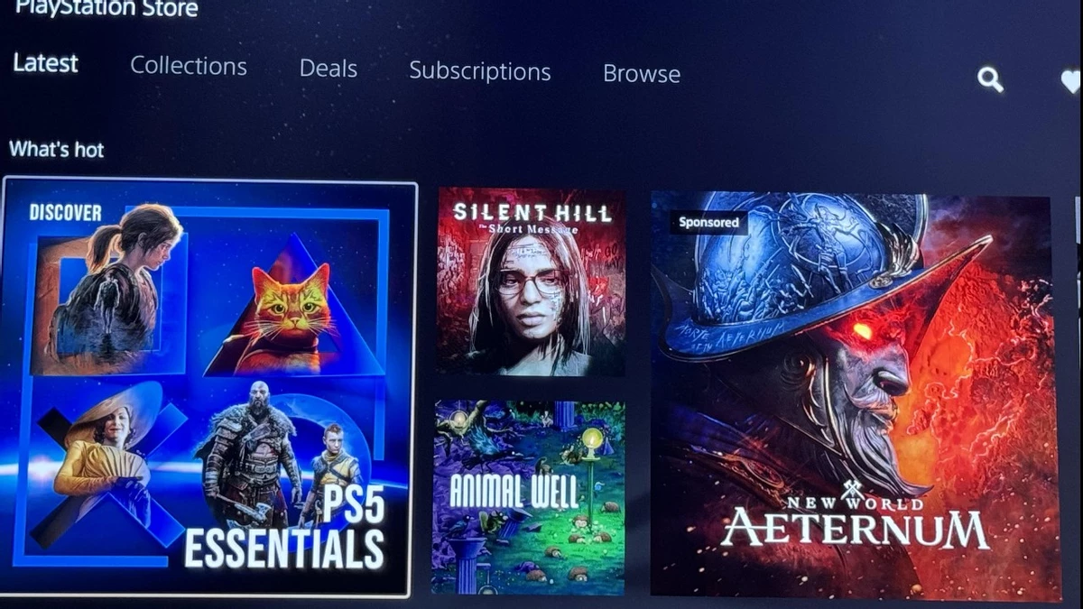 Рекламу MMORPG New World от Amazon заметили в PlayStation Store Рекламу MMORPG New World от Amazon заметили в PlayStation Store