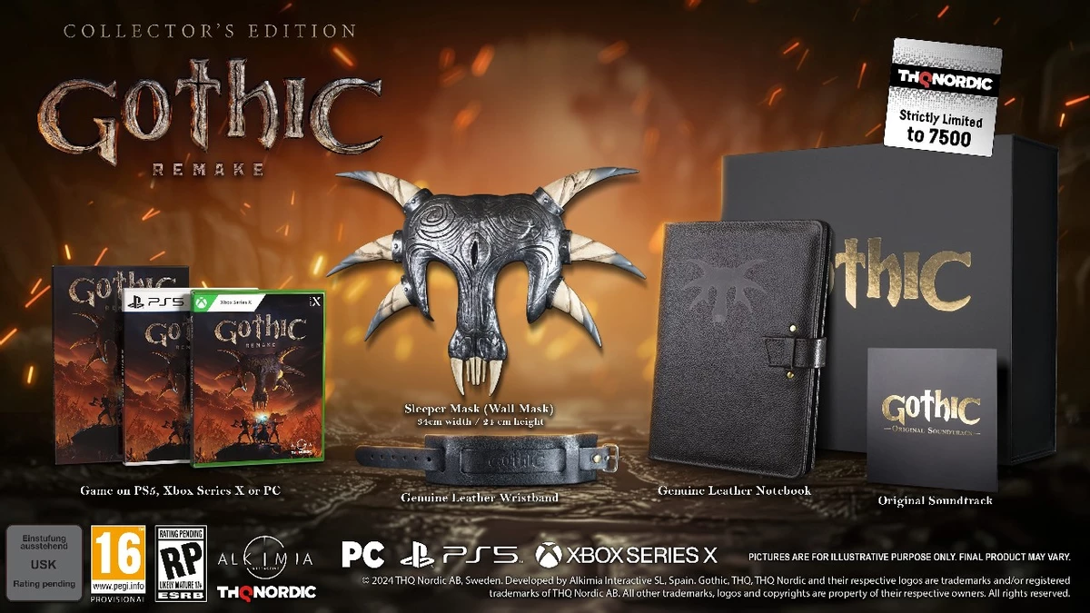 THQ Nordic показала стремную коллекционку Gothic 1 Remake и пачку скриншотов THQ Nordic показала стремную коллекционку Gothic 1 Remake и пачку скриншотов