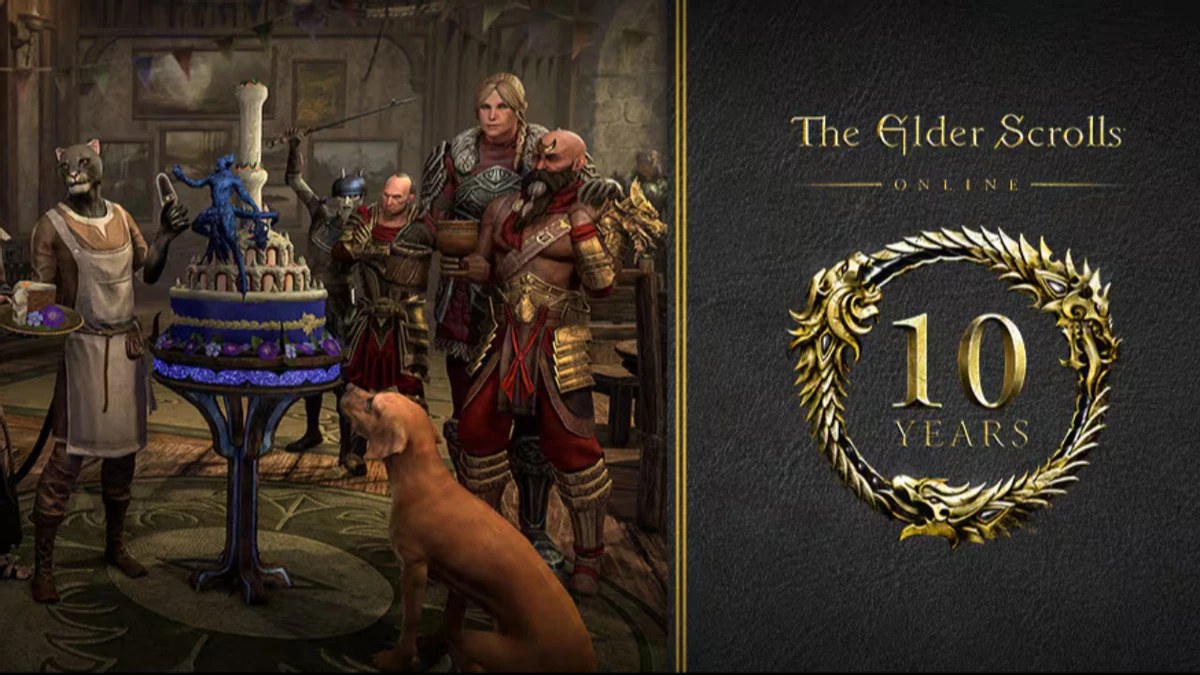 Разработчики The Elder Scrolls Online запустили праздничный ивент в честь 10-летия игры Разработчики The Elder Scrolls Online запустили праздничный ивент в честь 10-летия игры