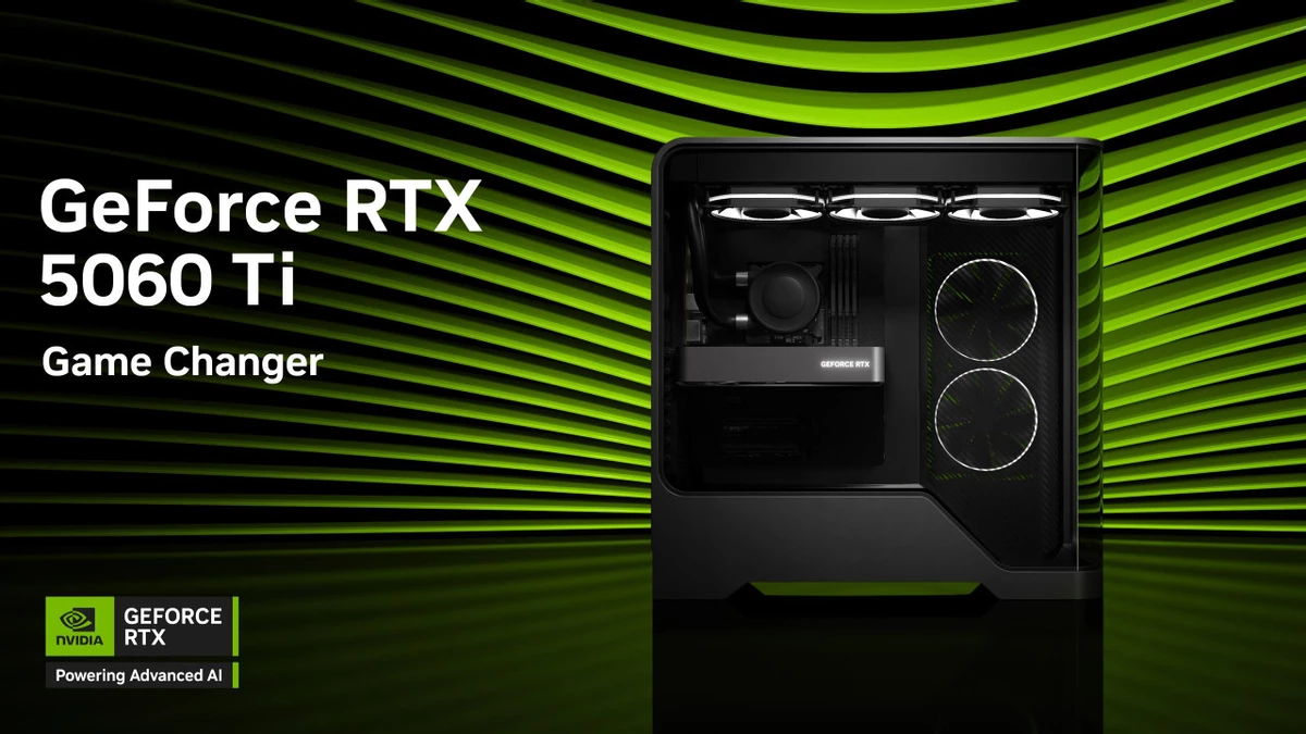 Хуанг обещает двукратное преимущество RTX 5060 Ti над 4060 Ti с учетом DLSS 4 Хуанг обещает двукратное преимущество RTX 5060 Ti над 4060 Ti с учетом DLSS 4