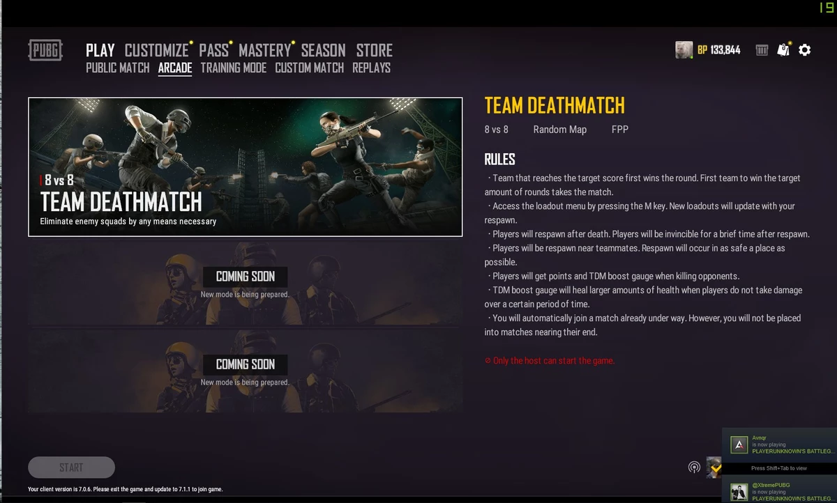 Режим Team Deathmatch для PUBG случайно запустили на живых серверах Режим Team Deathmatch для PUBG случайно запустили на живых серверах