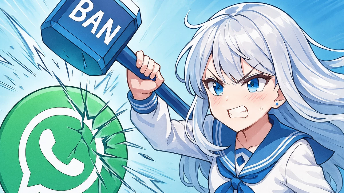 Скучать не будем: РКН-тян расчехлила банхаммер против WhatsApp