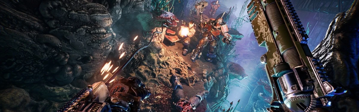 Necromunda: Hired Gun — А вот и обещанный паркур - имплант для бега по стенам Necromunda: Hired Gun — А вот и обещанный паркур - имплант для бега по стенам