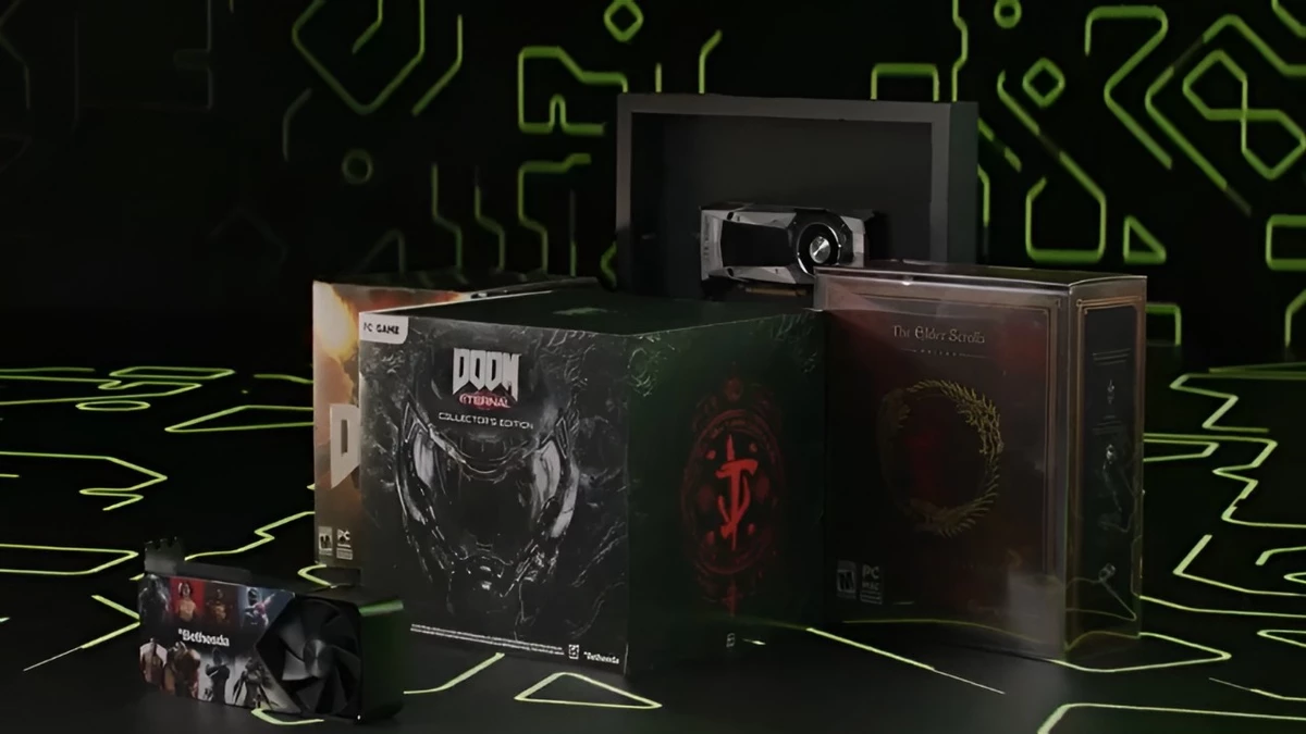 Загадочная коробка DOOM включает в себя подписанную Хуангом GTX 1080 Ti и RTX 4080 Super Загадочная коробка DOOM включает в себя подписанную Хуангом GTX 1080 Ti и RTX 4080 Super