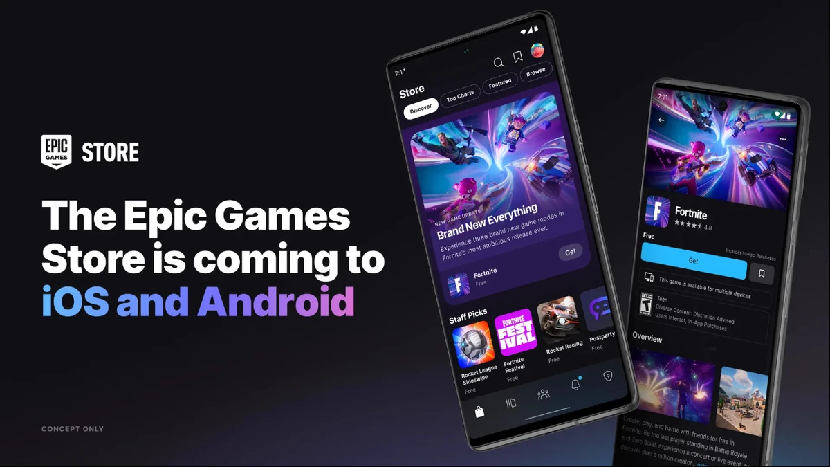 Epic Games Store запустят на Android и iOS до конца года — Fortnite вернется на смартфоны Epic Games Store запустят на Android и iOS до конца года — Fortnite вернется на смартфоны