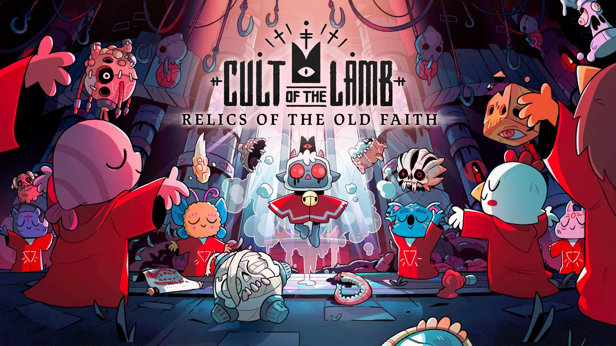 Devolver Digital показала ключевую иллюстрацию DLC Relics of the Old Faith для Cult of the Lamb Devolver Digital показала ключевую иллюстрацию DLC Relics of the Old Faith для Cult of the Lamb