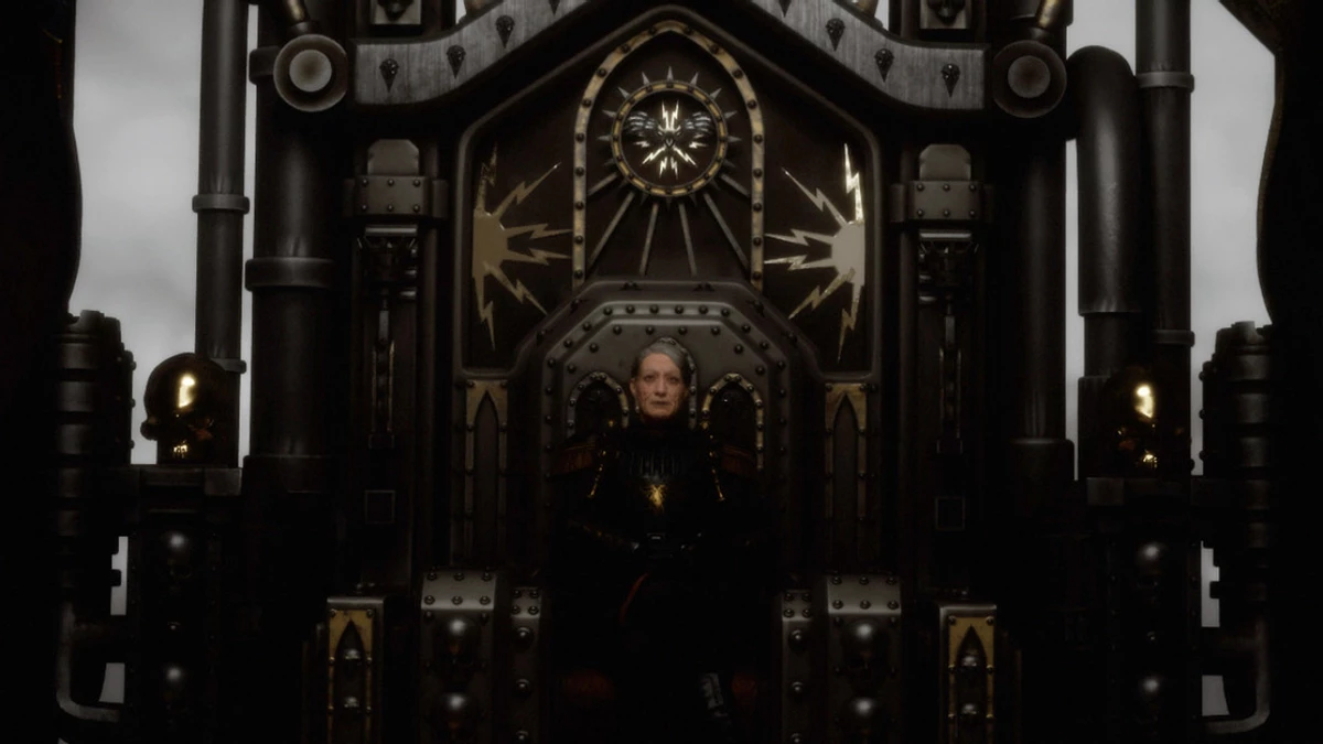 Титан Аврора Феррум идет за головой Хоруса во втором эпизоде «Warhammer 40,000: Убить Луперкаля»