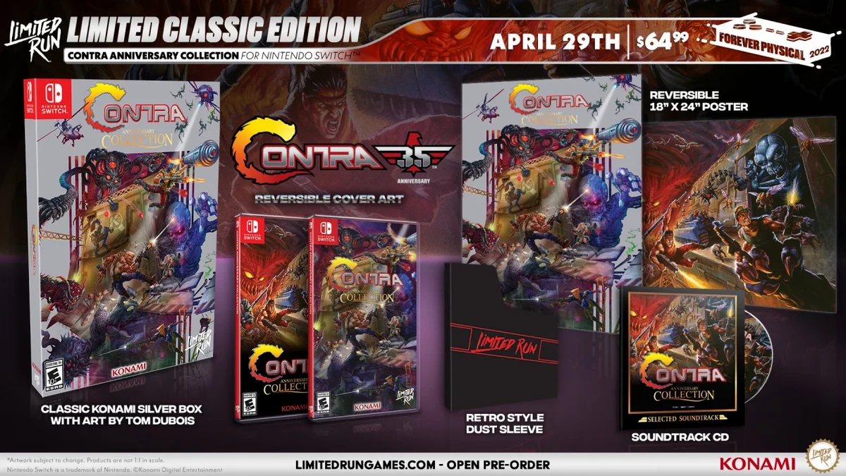 KONAMI представила коллекционные издания в честь юбилея франшизы Contra KONAMI представила коллекционные издания в честь юбилея франшизы Contra