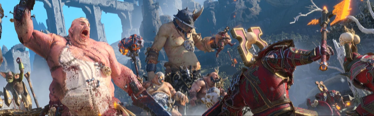 Камнероги огров в Total War: WARHAMMER III Камнероги огров в Total War: WARHAMMER III