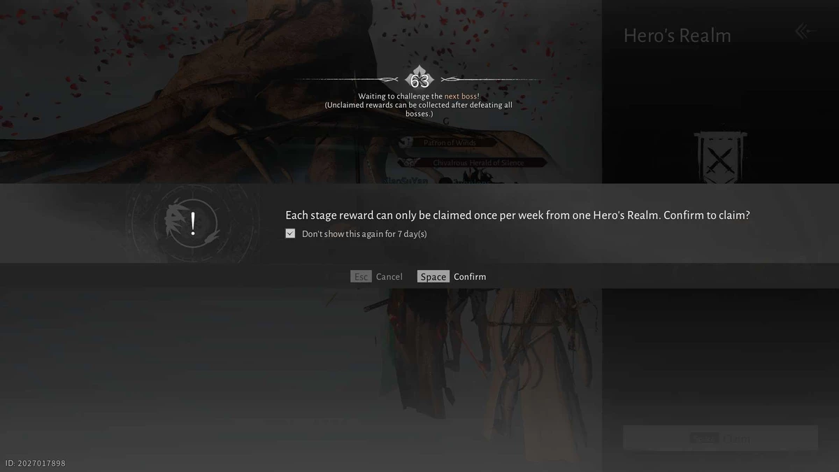 Подтверждаем что хотим забрать награду с еженедельного босса Подтверждаем что хотим забрать награду с еженедельного босса