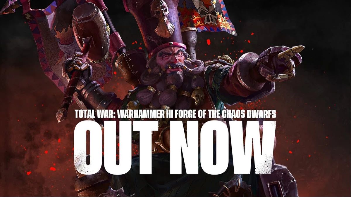 Трейлеры по случаю выхода DLC Forge of the Chaos Dwarfs и Mirror of Madness для Total War: WARHAMMER III Трейлеры по случаю выхода DLC Forge of the Chaos Dwarfs и Mirror of Madness для Total War: WARHAMMER III