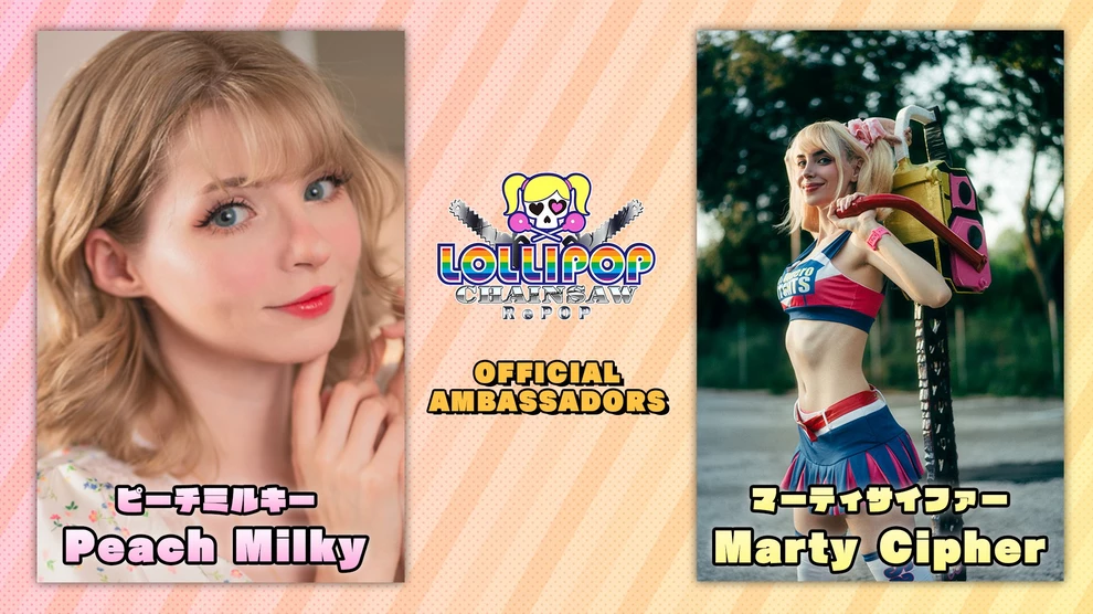 Косплеерши Peach Milky и Marty Cipher стали официальными лицами Lollipop Chainsaw RePOP Косплеерши Peach Milky и Marty Cipher стали официальными лицами Lollipop Chainsaw RePOP