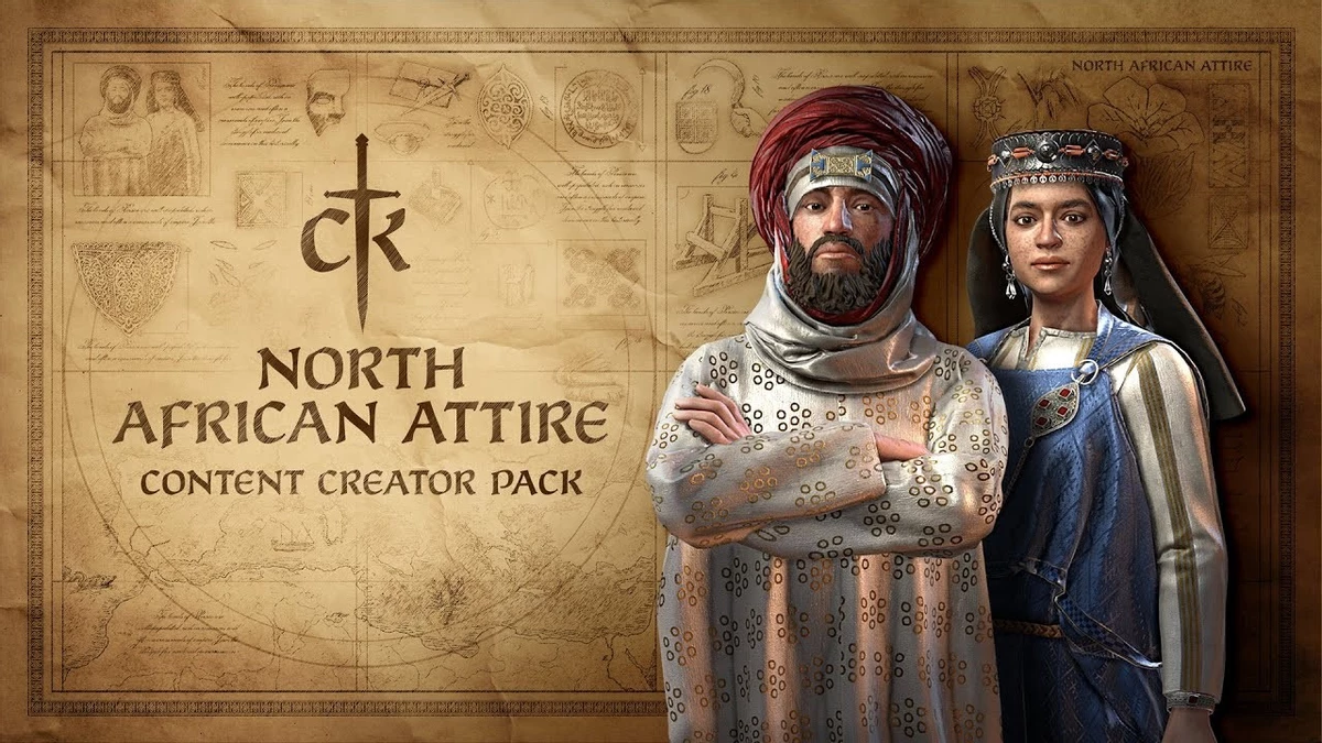 Crusader Kings III – вышел новый набор одежды North African Attire Pack, разработанный моддером игры Crusader Kings III – вышел новый набор одежды North African Attire Pack, разработанный моддером игры