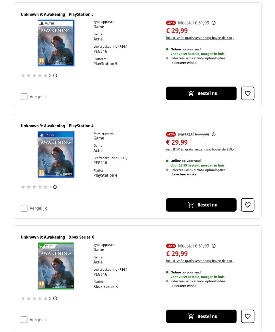 Недели не прошло, а MediaMarkt уже уценил диски Unknown 9: Awakening на 42% Недели не прошло, а MediaMarkt уже уценил диски Unknown 9: Awakening на 42%