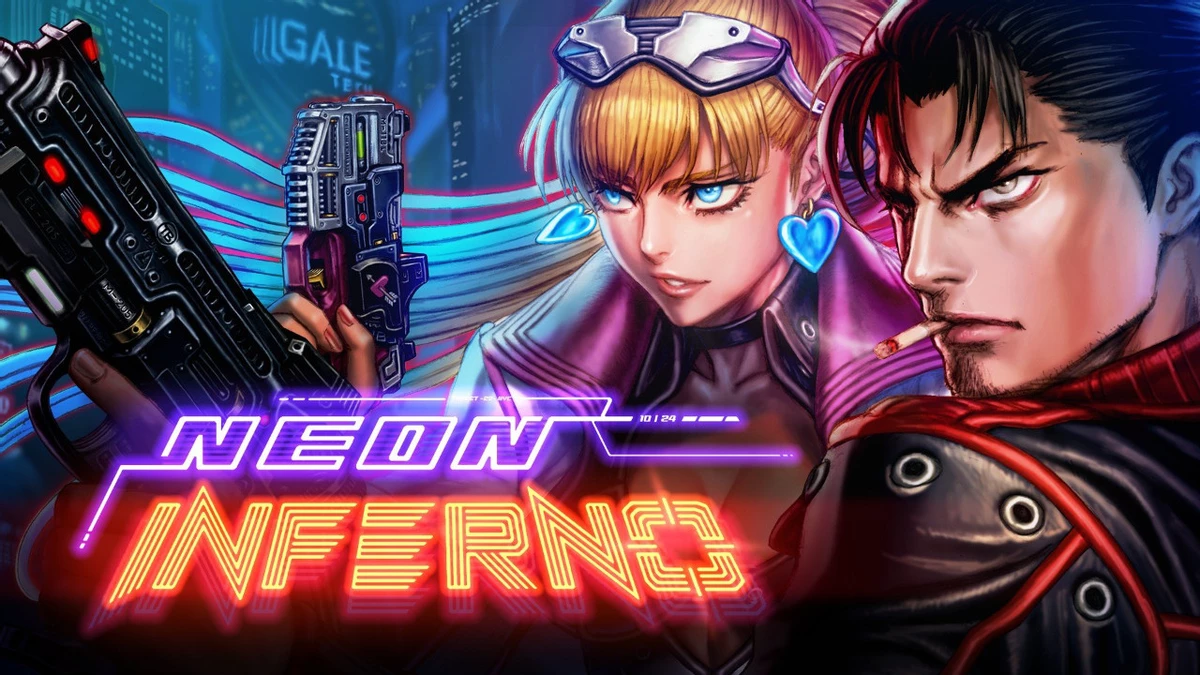 Состоялся анонс киберпанкового беги и стреляй сайдскроллера Neon Inferno Состоялся анонс киберпанкового беги и стреляй сайдскроллера Neon Inferno