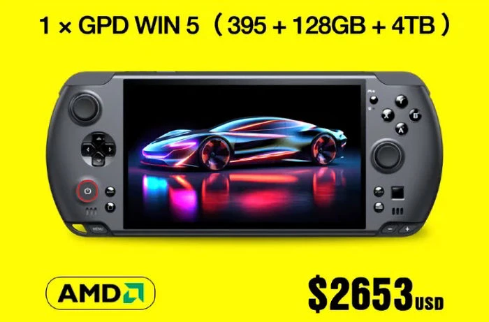 GPD WIN 5 Max — портативный монстр с Ryzen AI MAX+ 395 128 ГБ памяти обойдется в $2653