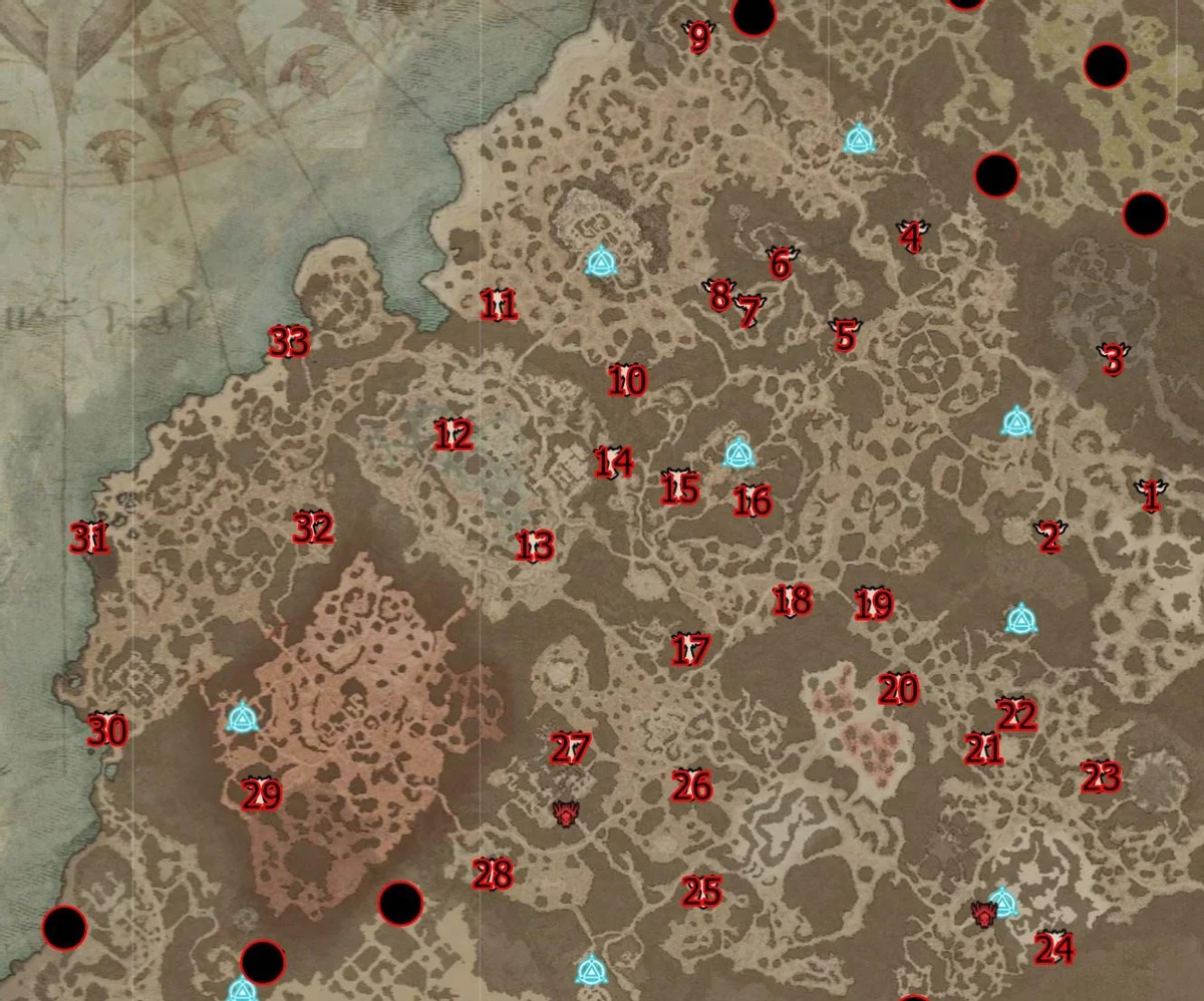 Гайд: карта расположения всех алтарей Лилит в Diablo IV Гайд: карта расположения всех алтарей Лилит в Diablo IV
