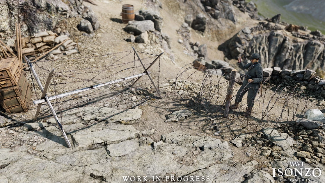Новое видео шутера Isonzo показывает перерезание колючей проволоки игроком Новое видео шутера Isonzo показывает перерезание колючей проволоки игроком