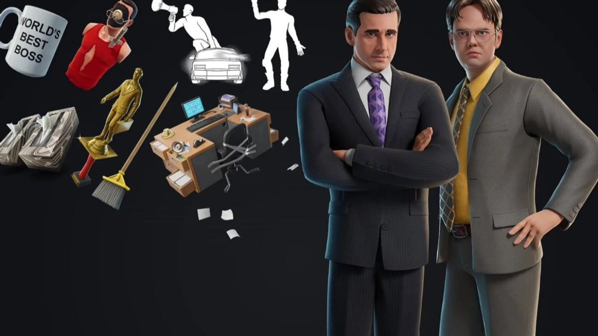 Майкл Скотт и Дуайт Шрут добрались до Fortnite 