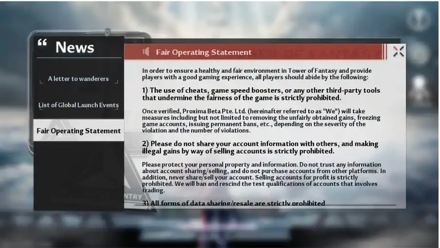 Разработчики Tower of Fantasy признали наличие читеров в игре и уже принимают меры Разработчики Tower of Fantasy признали наличие читеров в игре и уже принимают меры
