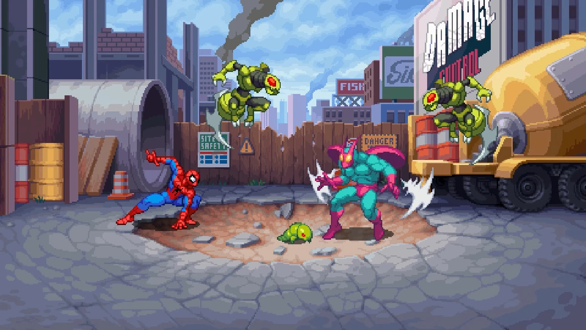 Много игрового процесса MARVEL Cosmic Invasion с Паучком, Росей, Кэпом и ЖЧ, а еще трейлер по случаю релиза