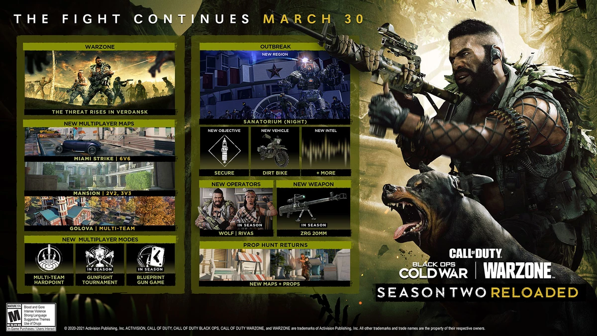Call of Duty: Black Ops Cold War - Стартовала “Перезагрузка” второго сезона Call of Duty: Black Ops Cold War - Стартовала “Перезагрузка” второго сезона
