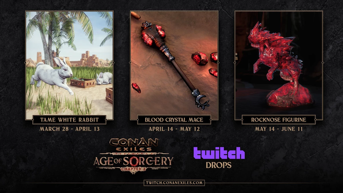 Разработчики Conan Exiles раздают фигурку Камнерога через Twitch Drops Разработчики Conan Exiles раздают фигурку Камнерога через Twitch Drops