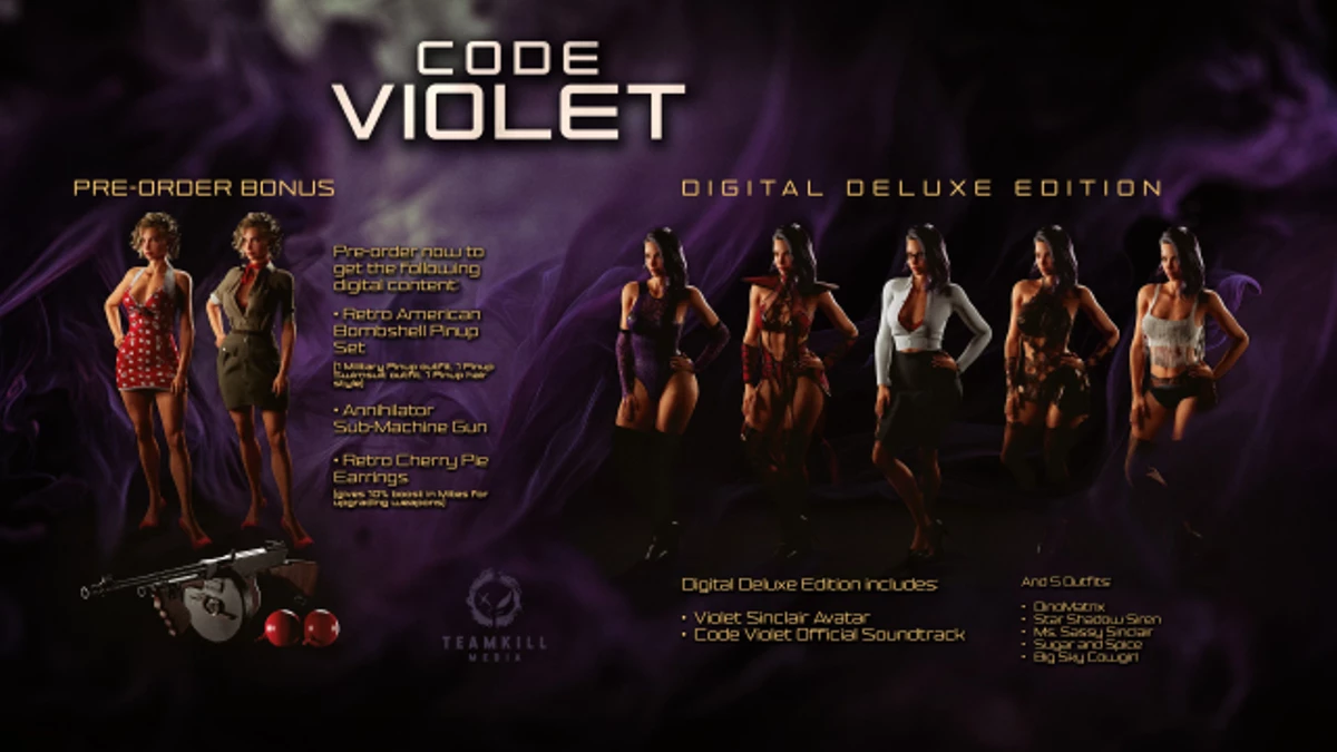 Авторов Code Violet поймали на вопиющем лицемерии: ПК-версию они не хотят выпускать из-за откровенных модов, а сами продают шлюшьи костюмы за деньги Авторов Code Violet поймали на вопиющем лицемерии: ПК-версию они не хотят выпускать из-за откровенных модов, а сами продают шлюшьи костюмы за деньги