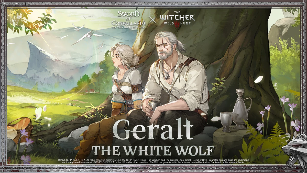 Пиксельная гача Sword of Convallaria получила Геральта, Цири, Трисс и Йен — началась коллаборация с Ведьмаком