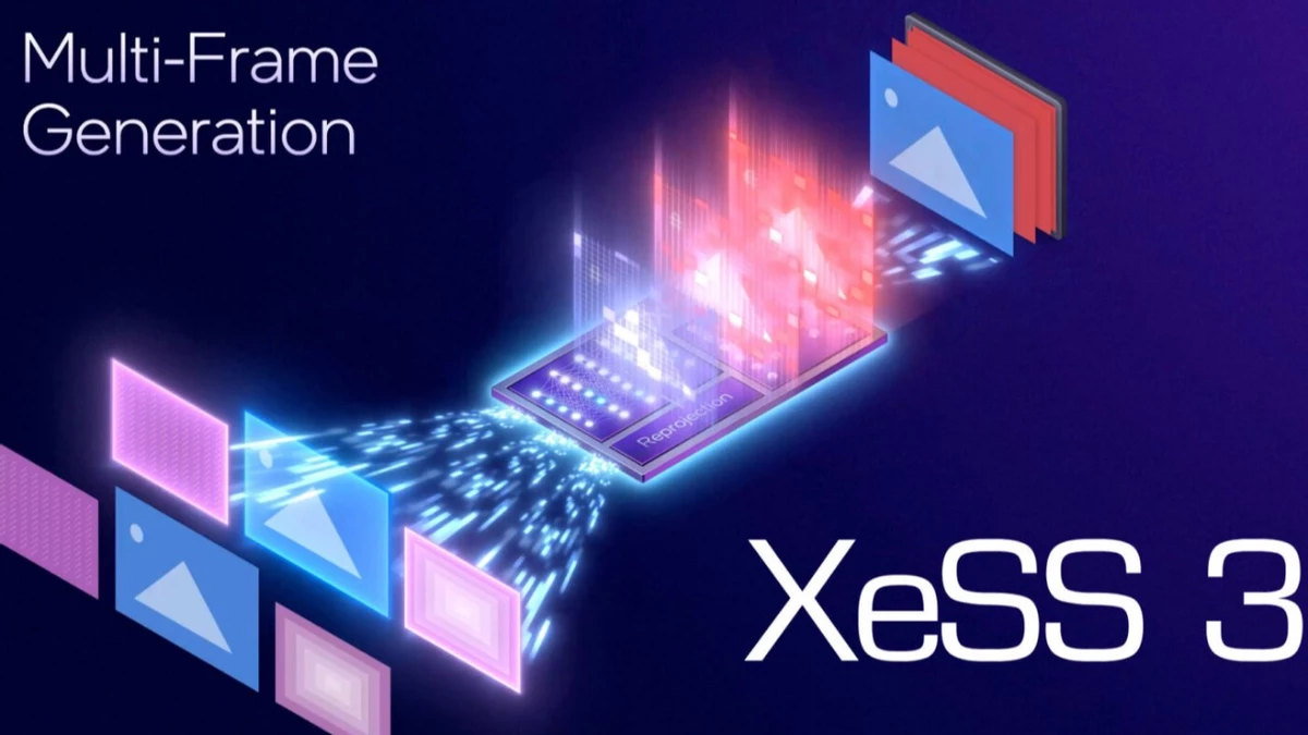 Intel анонсировала технологию XeSS 3 с генерацией нескольких кадров (MFG) Intel анонсировала технологию XeSS 3 с генерацией нескольких кадров (MFG)