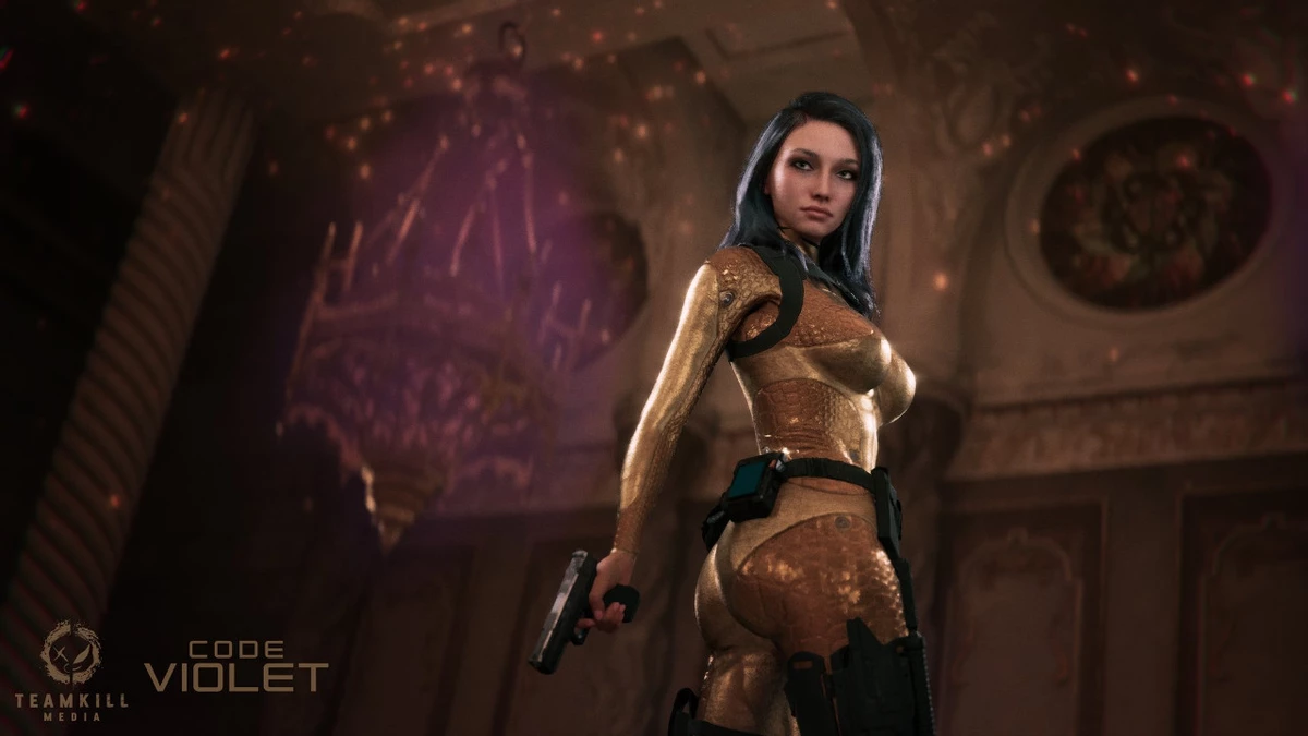 Релиз экшен-хоррора  Code Violet перенесли, скин с красивой задницей героини раздадут всем предзаказавшим