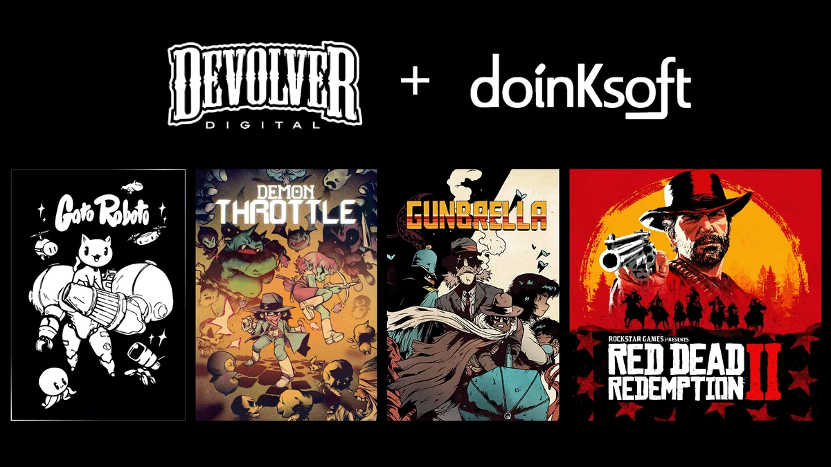 Компания Devolver Digital купила разработчика doinksoft, автора Gato Robot и Gunbrella Компания Devolver Digital купила разработчика doinksoft, автора Gato Robot и Gunbrella