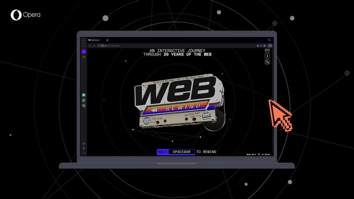 Opera запустила цифровой архив Web Rewind к 30‑летию браузера Opera запустила цифровой архив Web Rewind к 30‑летию браузера