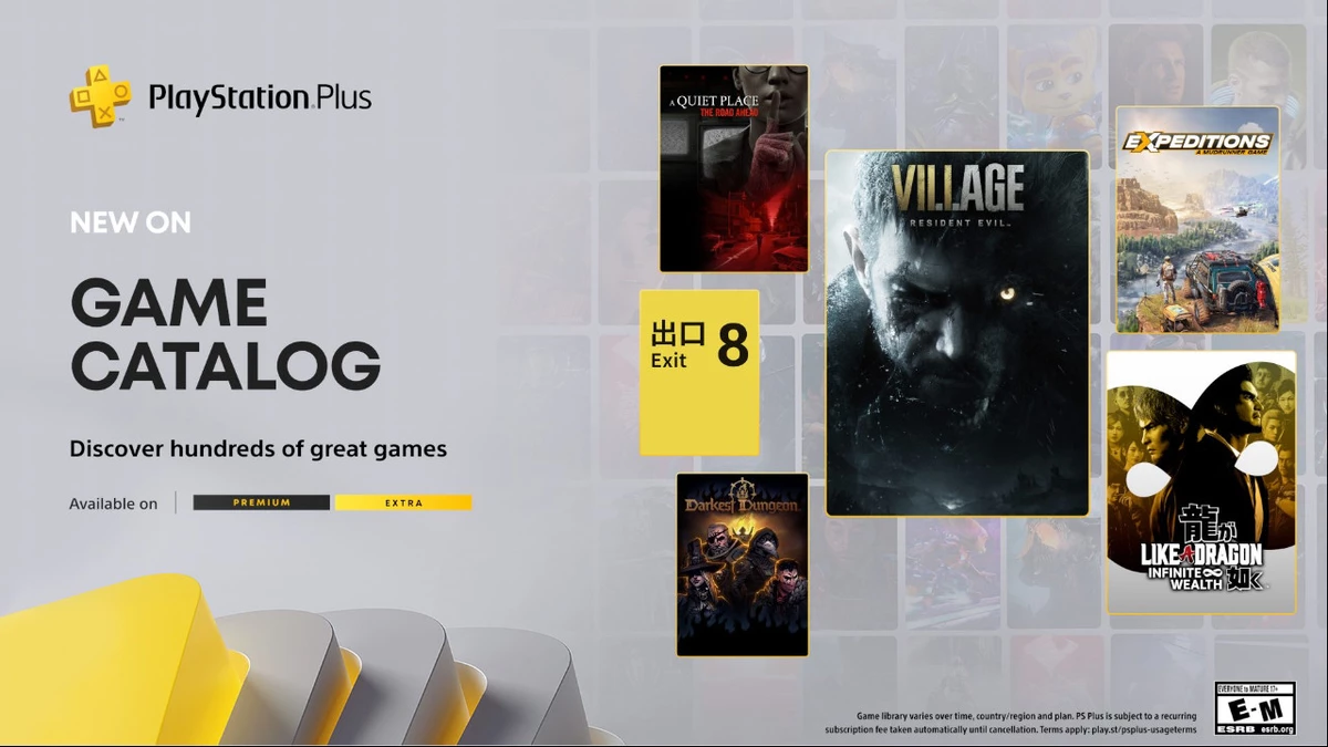 В каталог PlayStation Plus 20 января закинут Resident Evil Village и гонку с PS1