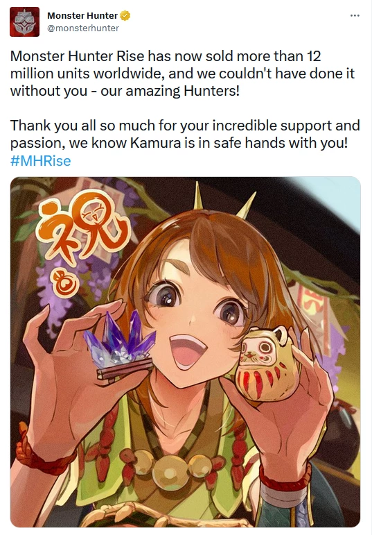 Официальная страница Monster Hunter в Twitter Официальная страница Monster Hunter в Twitter