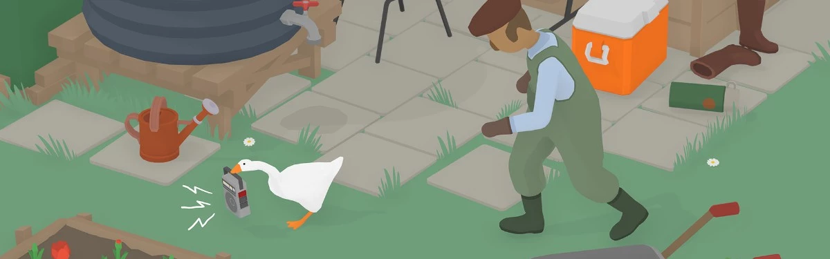 Untitled Goose Game - Вышла “песочница” про гадкого гуся