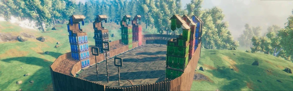 Valheim - Энтузиаст решил воссоздать Хогвартс Valheim - Энтузиаст решил воссоздать Хогвартс